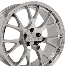 20x9 Wheels Fit Dodge Challenger Charger Magnum Hellcat 5x115 Chrome 2528 SET(4)