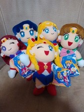 Sailor Moon R Plush Set 5 pc Mascot Toys Sailor Moon characters collectible