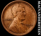 1909-S Lincoln Wheat Cent - Scarce  Very Fine+  Key Date  No Reserve  #J8653