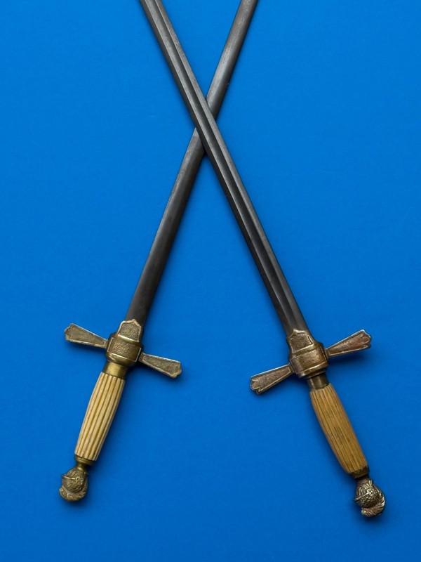 Lot of 2 U.S. Civil War Era Militia Non Comissioned Officer’s Sword s C.1850
