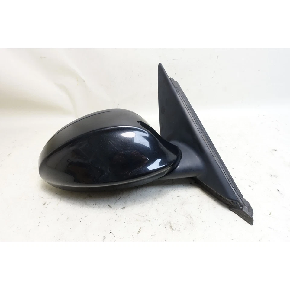 06-08 Espejo retrovisor lateral plegable eléctrico exterior derecho BMW E90 serie 3 E91 4 puertas negro azabache OE Foto 3 de 4
