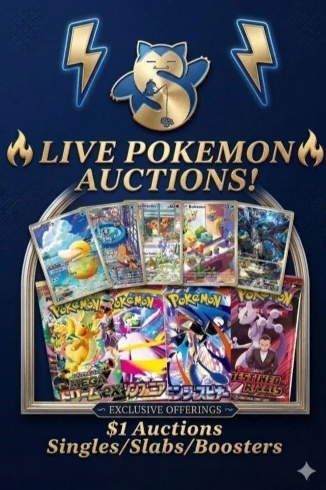 Pokémon Slabs/Singles - All $1 starts 🔥 - Thursday Stream with Dash!