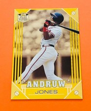 1998 Topps Stars 'N Steel Gold Parallel Andruw Jones - Very Tough Card of Legend
