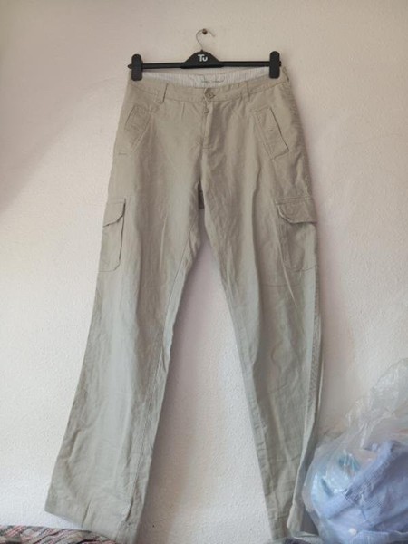 Women Jasper Conran Trousers Khaki Cotton 38 / M /