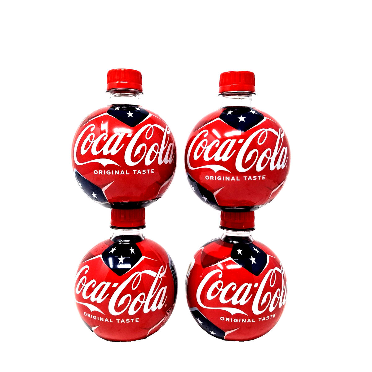 Lot of 4 Coca-Cola Coke Fifa World Cup 2026 Soccer Ball Shape 13.5