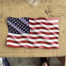 Small United States American Flag Cutout Collectible Decoration Car Decal