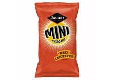 Jacob's Mini Cheddars Red Leicester Flavour 23g Full Box (60 Pack)