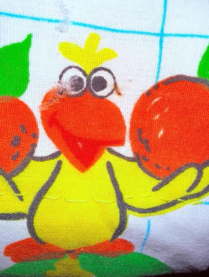 Sábana plana ajustada vintage con números de calle Sésamo tamaño doble Foto 4 de 4