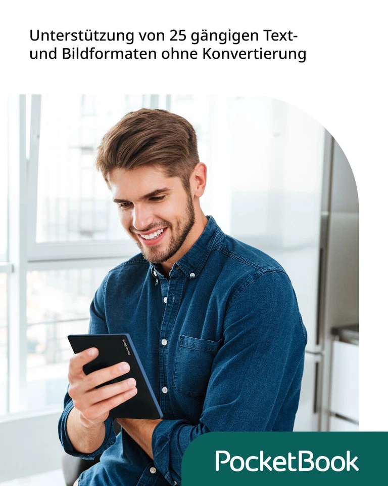 PocketBook Verse Pro Rot 16 GB eBook-Reader 6 Zoll DACH-Version eINK Touch USB-C - Bild 4 von 4