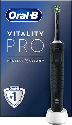 Oral-B Vitality Pro Elektrische Zahnbürste mit 3 Putzmodi inklusive Ladegerät