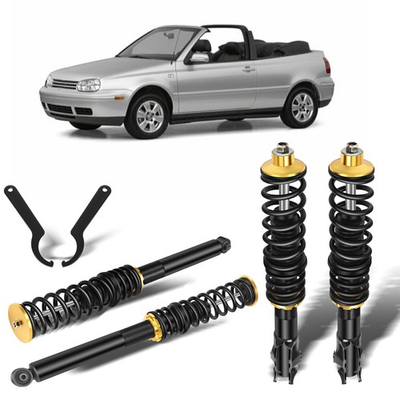 #ad Coilovers Shocks For VW Cabrio Golf Jetta Corrado Suspension Lowering Spring Kit $212.99