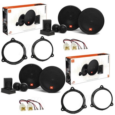 Kit Mit 8 JBL Stage 2 Lautsprechern Für Renault Captur Vorne Und Hinten