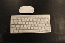 Apple A1314 Wireless Keyboard  A1296 Magic Mouse Wireless Kit - White