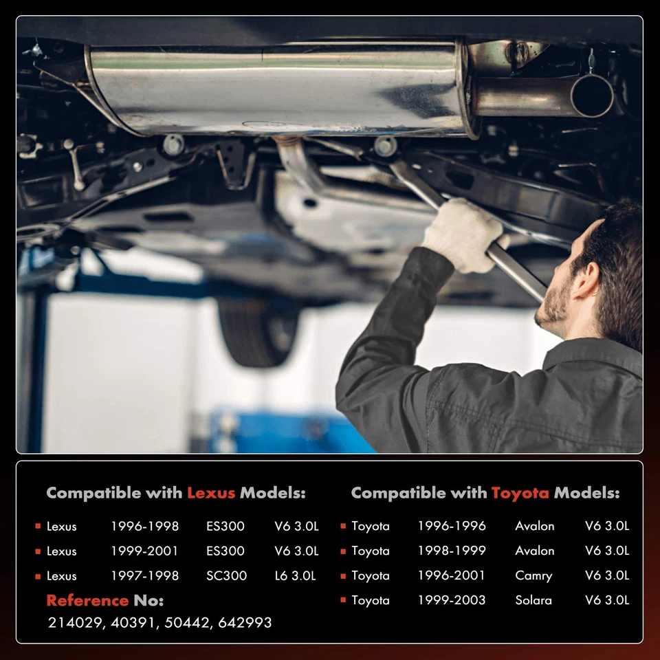 Convertidor catalítico para Toyota Camry 96-01 Solara 99-03 Avalon Lexus ES300 SC300 Foto 2 de 4