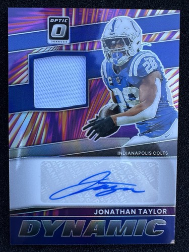 2025 Donruss Optic Jonathan Taylor Base (RAW)