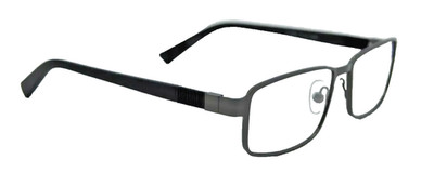 FG Ti-TECH TI104 GUN +1.00 Premium Stainless Steel Reading Glasses with Case 