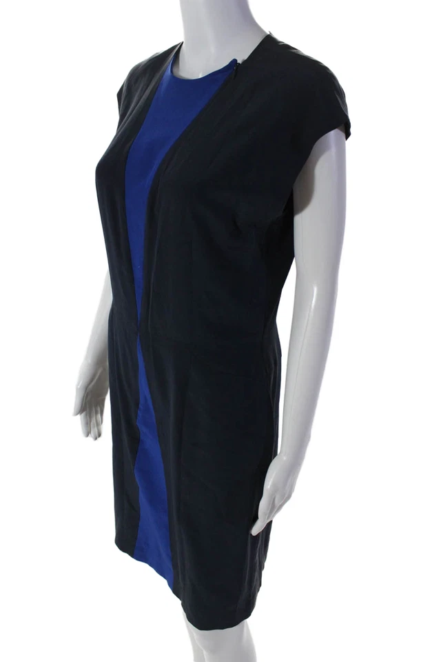 Lacoste женщин без рукавов Colorblock молнии прямой платье черный размер 38 евро - Изображение 2 из 4