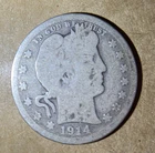 1914 D Barber Quarter NNN115