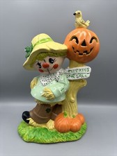 Vintage 12  Scarecrow Pumpkin Jack O Lantern  Pumpkins For Sale  Fall Decor