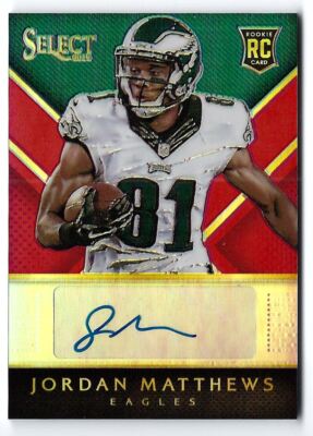 2014 Panini Select Rookie Autographs Red Prizm #RA-JMA Jordan Matthews Rookie