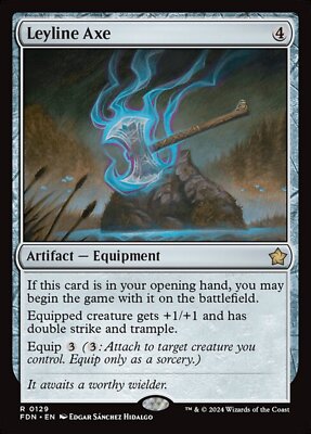Leyline Axe - Foil (Foundations)(FDN-0129)(R)