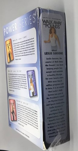 LESLIE SANSONE - Walk Away The Pounds 3 DVD Lot Walk, Kick, Jog, Power Walk - Foto 8 di 9