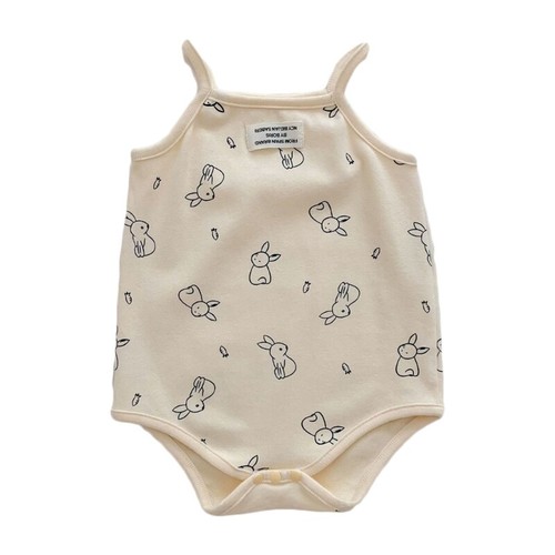 Baby Romper Summer Printed Cotton Bloomers Baby Fart Wrap Breathable Romper - Picture 14 of 24