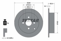 Bremsscheibe Toyota T. Corolla 02- Euro