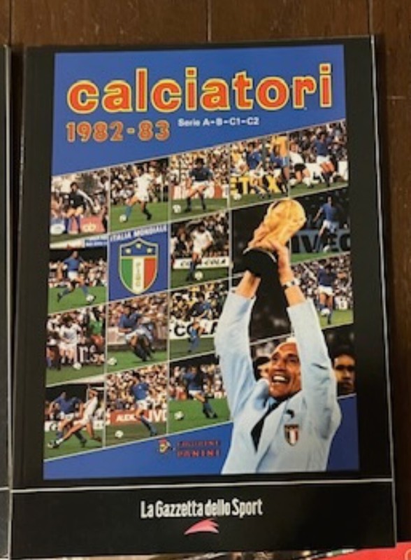Gazzetta dello sport calcio serie A soccer  Panini figurine completa 1982-83