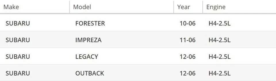 Bomba de agua OAW de 1 salida para Outback 06-12 y Forester Impreza 2.5L EJ253 NA 06-10 Foto 2 de 4