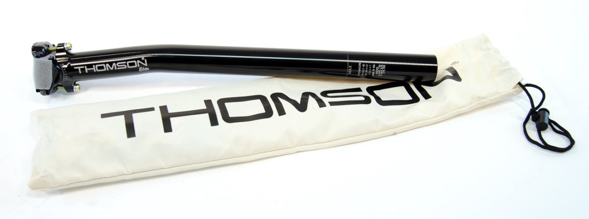THOMSON Elite シートポスト 30.9mm Thomson Elite Setback Seatpost 30.9 X 410mm Black Full for