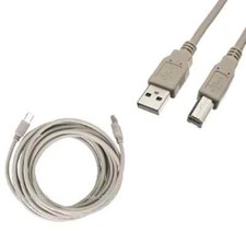 CableVantage Printer 25FT Cable 25Feet USB 2.0 Printer Scanner Cable Cord Typ...
