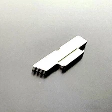 Extended Hardened Steel Slide Lock Lever For GLOCK Gen 1, 2, 3, and 4 Nickel