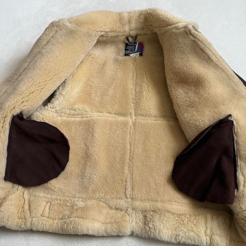 Schott Type B-3 Flight Mouton Jacket Size 40 Made in USA - Picture 10 of 10