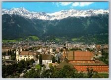Innsbruck Mit Nordkette Tirol Innsbruck Austria Mountain Aerial view Postcard