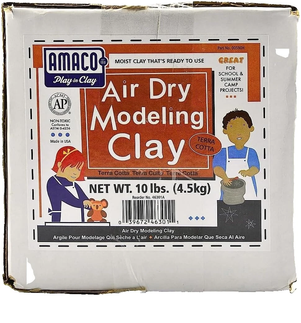 Arcillas de modelado marrón y materiales