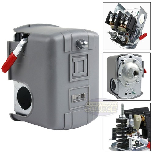 Square D 95-125 PSI Air Compressor 