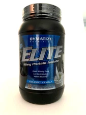Elite Whey Protein Isolate  Vanilla Creme, 2 lbs, 30 servings