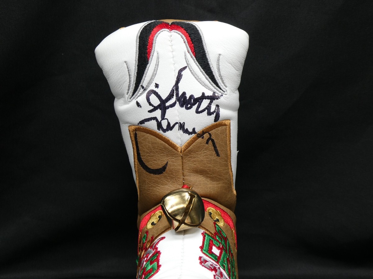 Scotty Cameron Signed Holiday Rudolph Putter Cover JSA