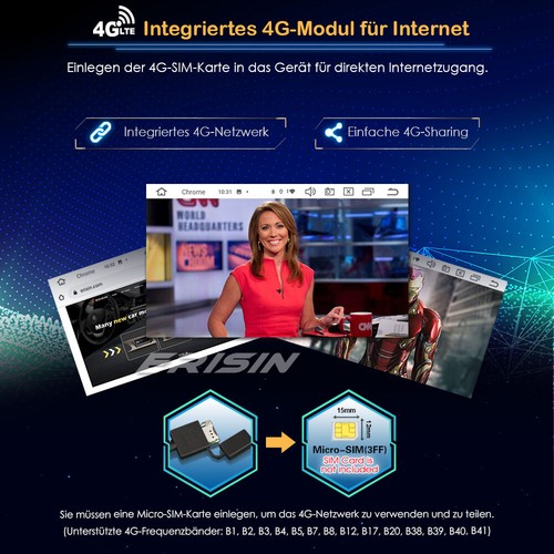 64GB DAB+Android 13 Autoradio GPS Navi SWC CD CarPlay Für VW T5 Multivan Touareg - Bild 9 von 21
