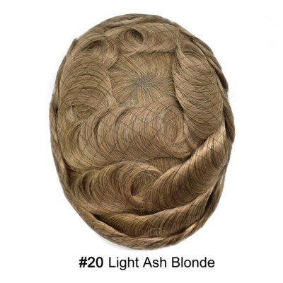 Ultra Thin Skin Mens Toupee Hairpiece Invisible Poly PU Hair Replacement Systems