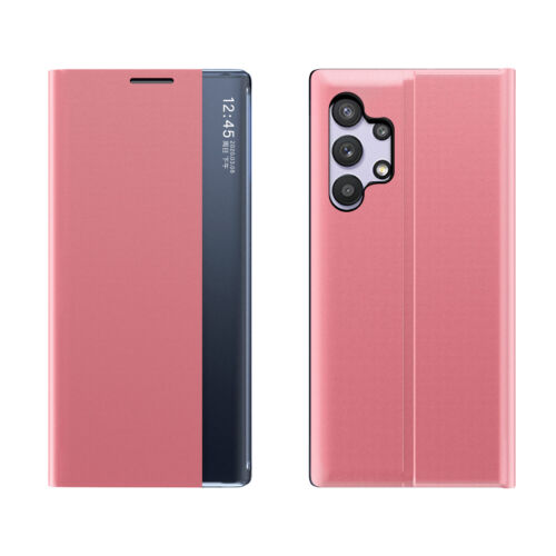 Per Samsung Galaxy lussuosa custodia flip finestrino laterale magnetico in pelle PU cover - Foto 15 di 18