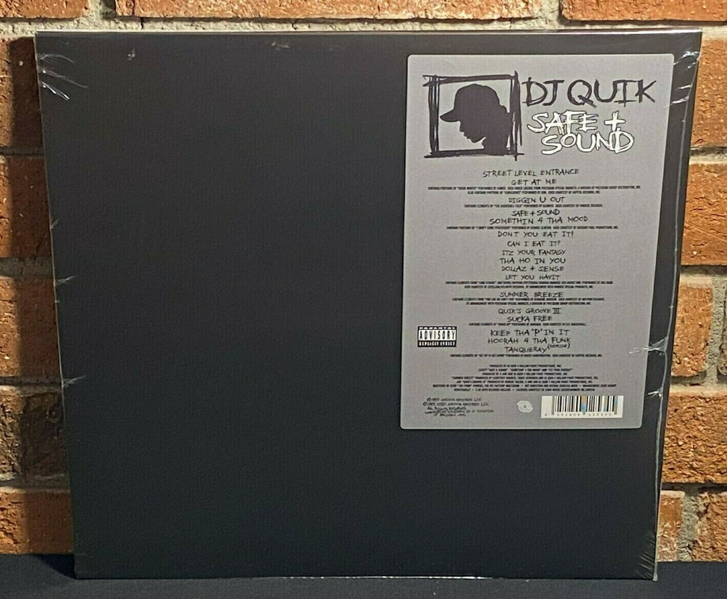 DJ QUIK - Safe + Sound, Import 2LP BLACK VINYL + Bonus Track New & Sealed!