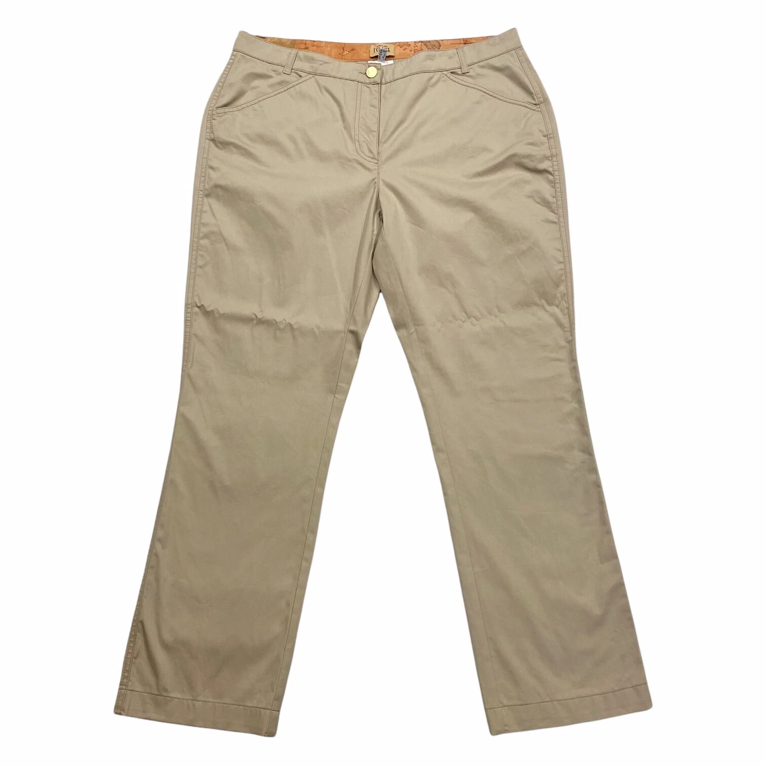 Alviero Martini 1A Classe Women's Chino Trousers   Vintage Designer Beige VTG