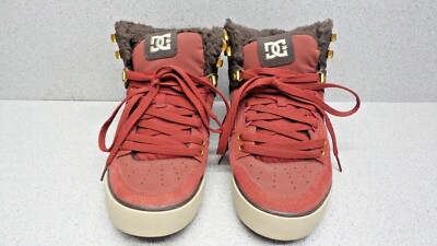 DC Men\'s Suede Shoe with Sherpa Lining‎ Size 11 DC SHOES Court Graffik Mens Shoes - BROWN | Tillys main image 3
