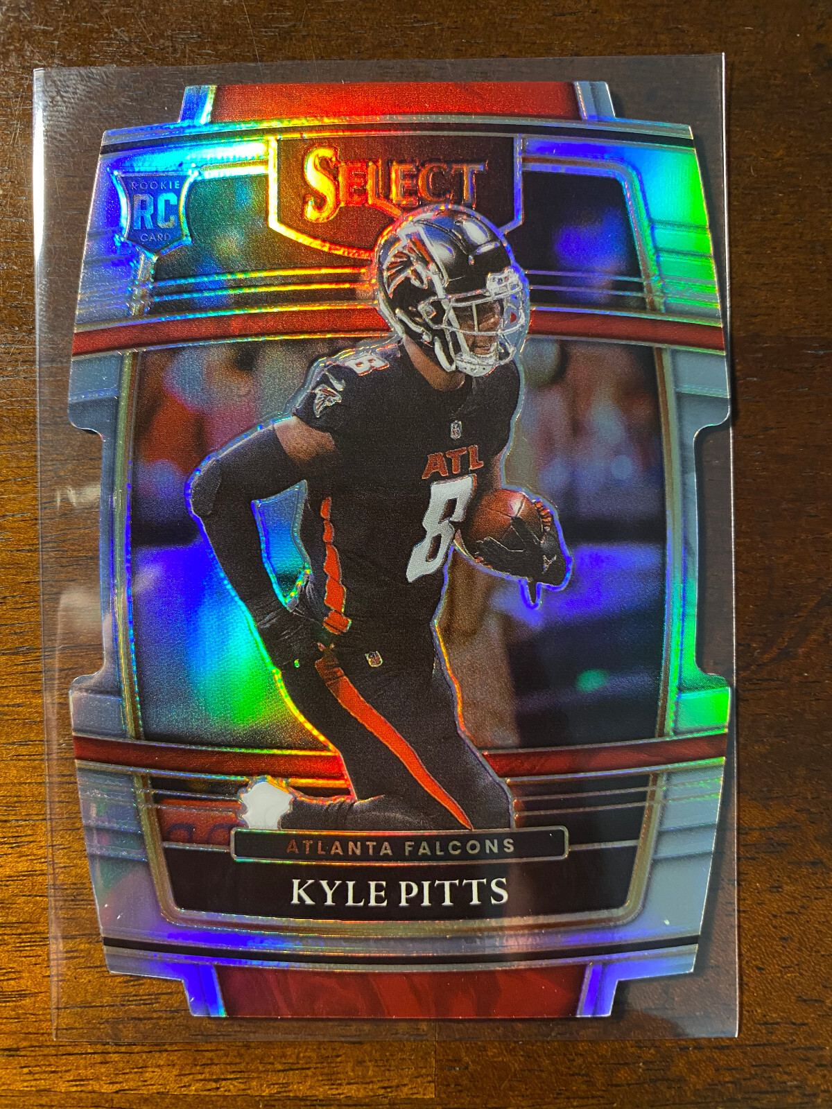 2021 Panini Select Kyle Pitts RC #46 Concourse Silver Prizm Die-Cut Falcons