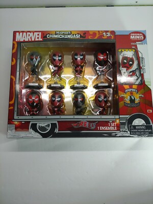 Marvel Deadpool's Collectible Figures Chimichangas Original Minis Series 1