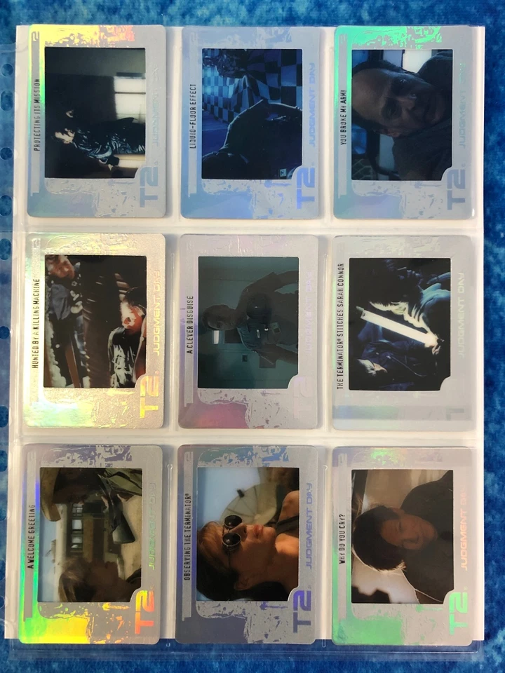 Terminator 2 FilmCardz Bonus CyberEtch FilmCardz Complete Chase Set Artbox 2003 - Image 4 of 4