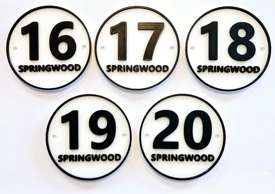 Angeln/Schießen Match Hering Pfosten Nummer Scheiben (Custom) - Bild 4 von 4