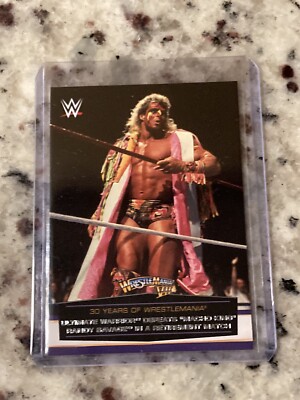 2014 Topps WWE Road to Wrestlemania Ultimate Warrior Defeats Macho Man 13 of 60